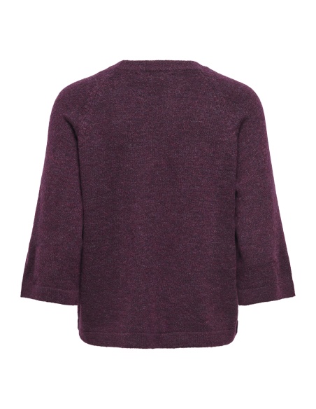 Pull Maille Mauve Wine ONLSIMONI ONLY - 6 | TOPS
